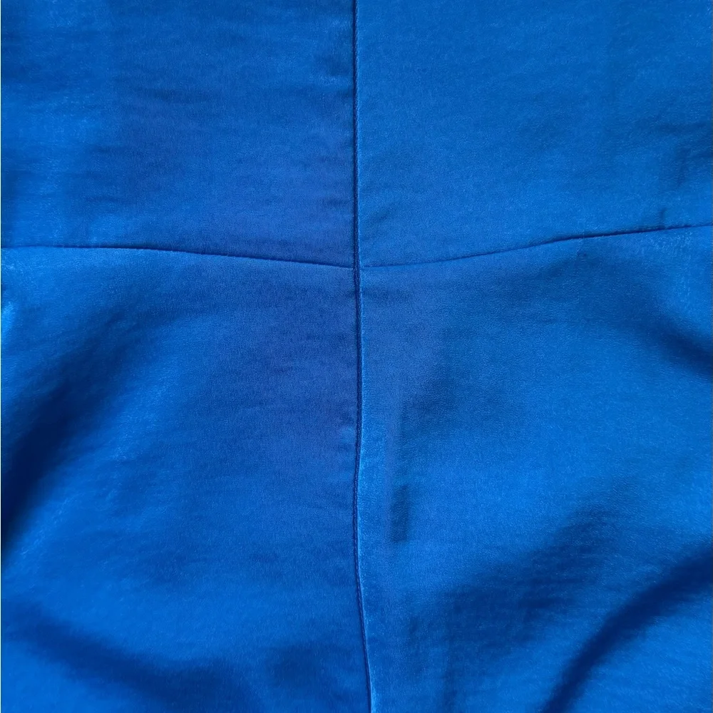 BCBGMAXAZRIA ROYAL BLUE WHITLEY STRAPLESS TIE GOWN  SIZE 4 - Picture 6 of 8